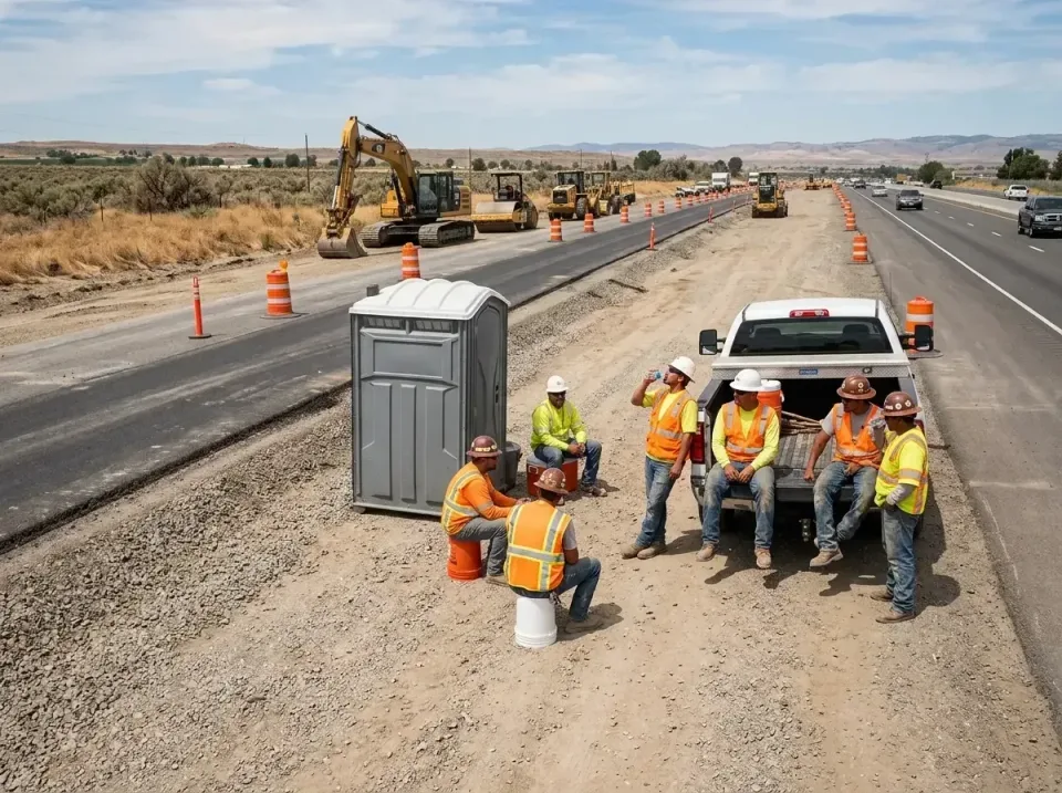 highway-road-construction-crew-007 — frequently asked questions, Porta Potty and Restroom Rentals in San Rafael, CA